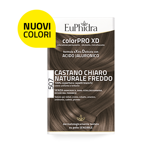Euphidra Colorpro XD - 507 Castano Chiaro Naturale Freddo - Tintura Per Capelli