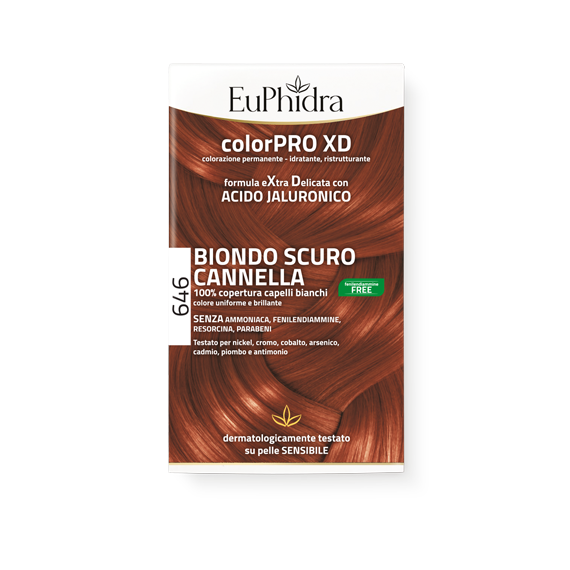 Euphidra Colorpro XD - 646 Biondo Scuro Cannella - Tintura Per Capelli