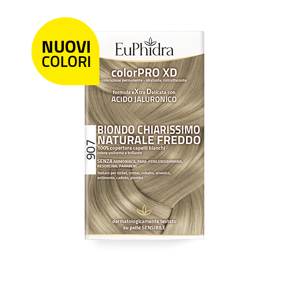 Euphidra Colorpro XD - 907 Biondo Chiarissimo Naturale Freddo - Tintura Per Capelli