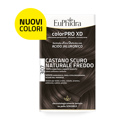 Euphidra Colorpro XD - 307 Castano Scuro Naturale Freddo - Tintura Per Capelli
