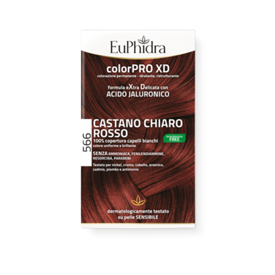 Euphidra Colorpro XD - 566 Castano Chiaro Rosso - Tintura Per Capelli