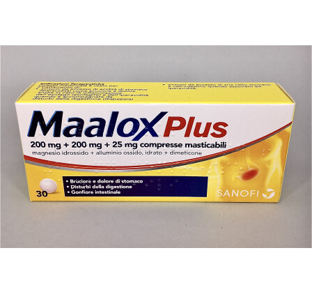 Maalox Plus - 30 Compresse Masticabili