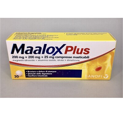 Maalox Plus - 30 Compresse Masticabili