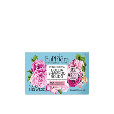 Euphidra Saponetta Vegetale Petali Rosa - 100g