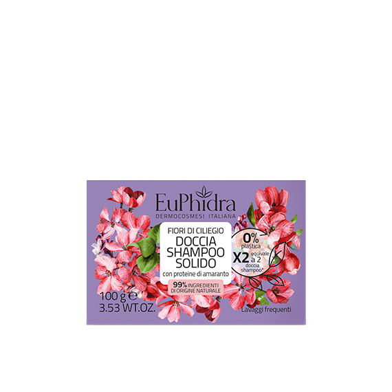 Euphidra Saponetta Vegetale Fiori di Ciliegio - 100g