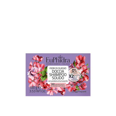 Euphidra Saponetta Vegetale Fiori di Ciliegio - 100g