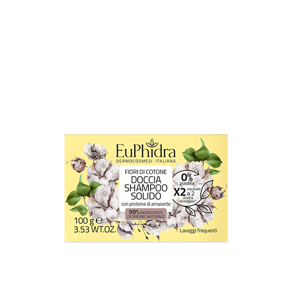 Euphidra Saponetta Vegetale Fiori di Cotone - 100g