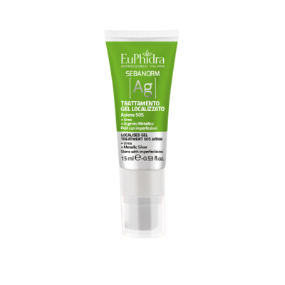 Euphidra Sebanorm Ag Trattamento Gel Localizzato - Azione Sos - 15ml