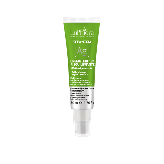 Euphidra Sebanorm Ag Crema Lenitiva Riequilibrante - Effetto Rigenerante - 50ml