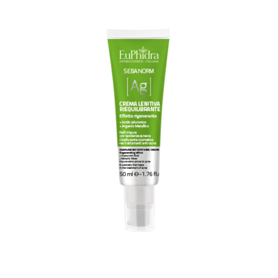 Euphidra Sebanorm Ag Crema Lenitiva Riequilibrante - Effetto Rigenerante - 50ml