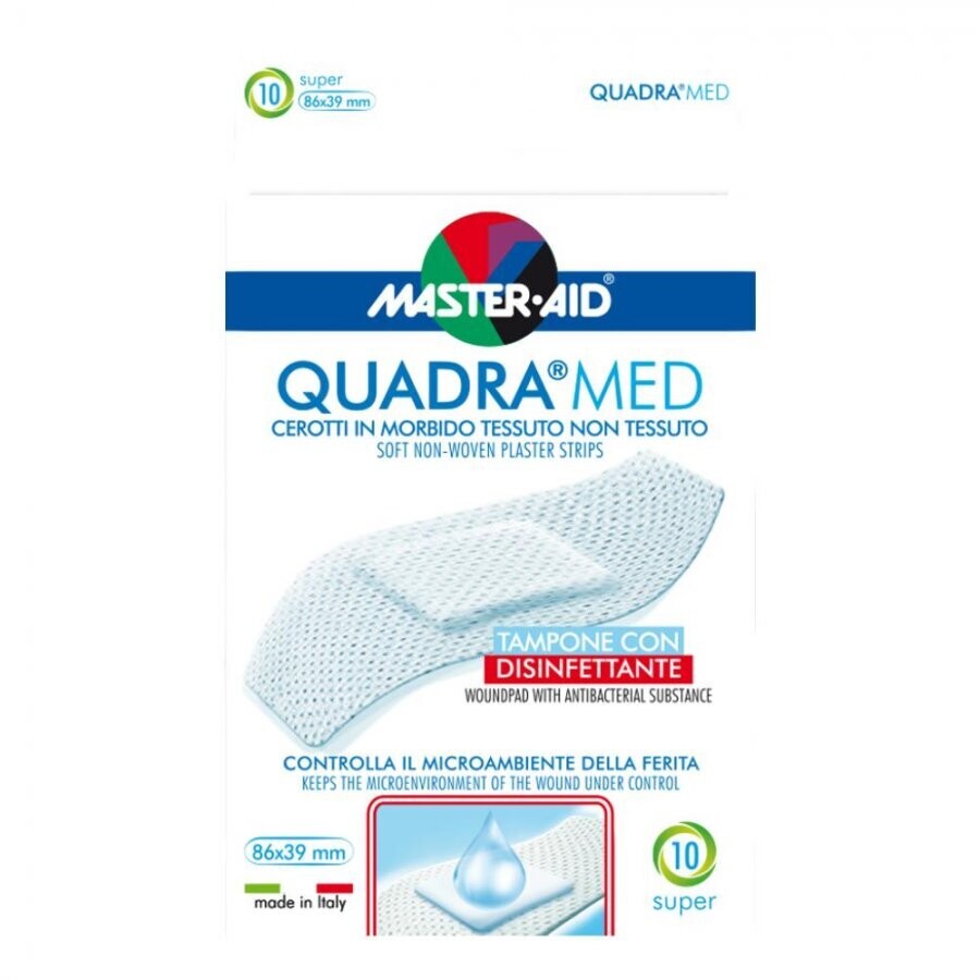M-Aid Quadra Med - 10 Cerotti - Super