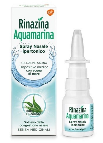 Rinazina Aquamarina Spray Nasale Ipertonico - Flacone 20ml