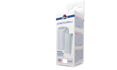 M-Aid Stretchroll Benda Elastica Coesiva - Autofissante - cm6x4m