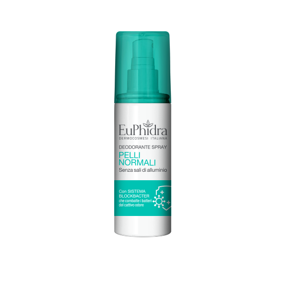 Euphidra Deo Spray Pelli Normali - Senza Sali D&#39; Alluminio - 100ml