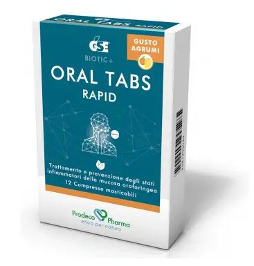 Gse Oral Tabs Rapid Agrumi - 12 Compresse Masticabili
