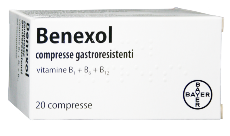 Benexol Vitamina B1+ B6+ B12 - Confezione 20 Compresse Gastroresistenti