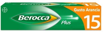 Berocca Plus - Integratore Alimentare di Vitamine e Minerali - Confezione 15 Compresse Effervescenti