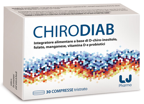 Chirodiab Compresse Integratore alimentare - Scatola 30 Compresse Tristrato