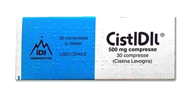 Cistidil Compresse Cistina levogira mg 500 - Scatola 30 Compresse