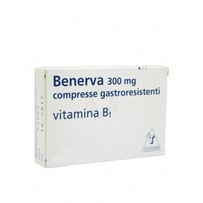 Benerva 300mg Vitamina B1 - Confezione 20 Compresse Gastroresistenti