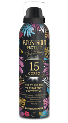 Angstrom Protect Spray Solare Trasparente Protettivo Corpo - Fattore Di Protezione 15 - 150ml