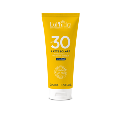 Euphidra Latte Solare Corpo - Fattore Di Protezione 30 - Protezione Alta - 200 ml