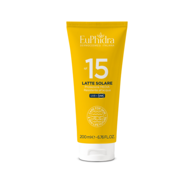 Euphidra Latte Solare Corpo - Fattore Di Protezione 15 - Protezione Media - 200ml
