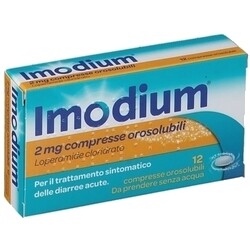Imodium 2mg Compresse Orosolubili - 12 Compresse