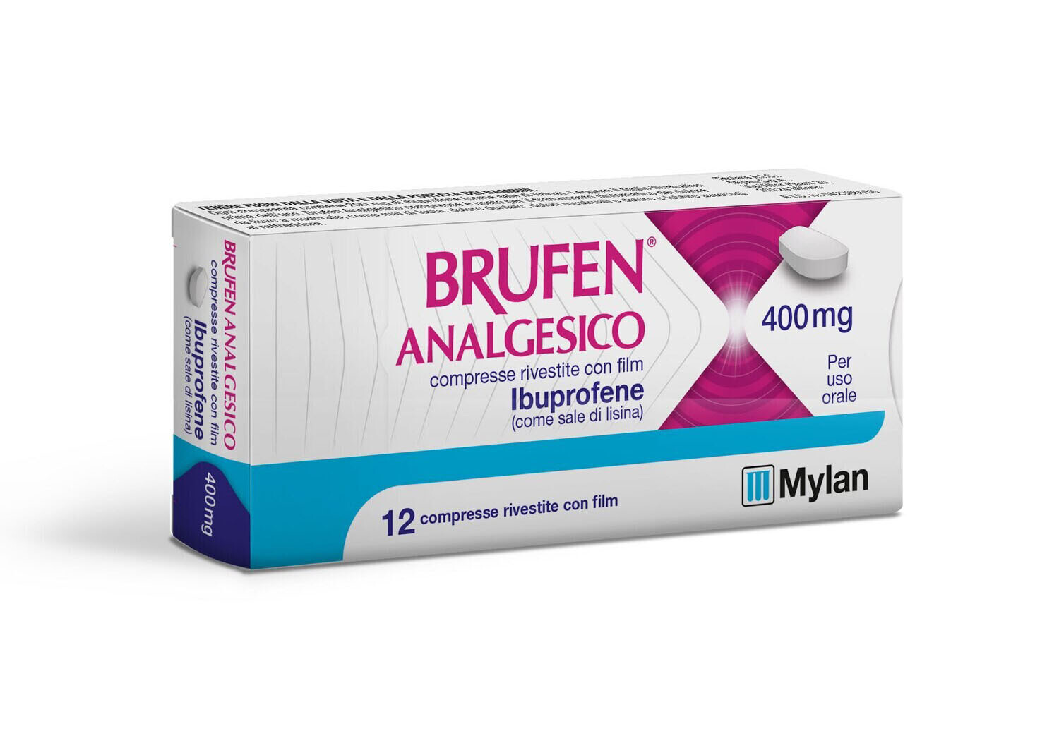 Brufen Analgesico Compresse - Ibuprofene - Confezione 12 cpr Riv 400mg