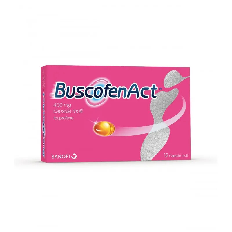 Buscofenact Capsule Molli 400 mg - Ibuprofene - Confezione 12 Capsule