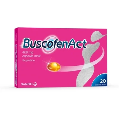 Buscofenact Capsule Molli 400 mg - Ibuprofene - Confezione 20 Capsule