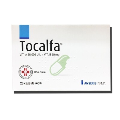 Tocalfa Vitamina A 50000ui + Vitamina E 50mg