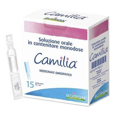 Camilia Soluzione Orale Monodose - per la dentizione dei bambini - Medicinale Omeopatico - Confezione 15 flaconcini 1 ml