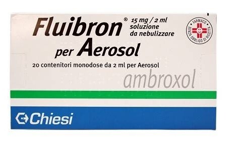 Fluibron Per Aereosol - Soluzione Da Nebulizzare - Confezione 20 Flaconcini Monodose 15 mg/2 ml