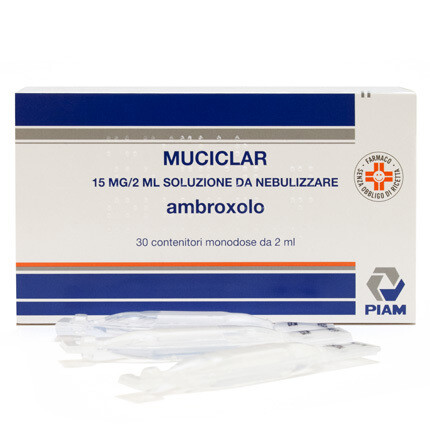 Muciclar Soluzione da Nebulizzare 15mg/2ml - 30 Flaconcini Monodose