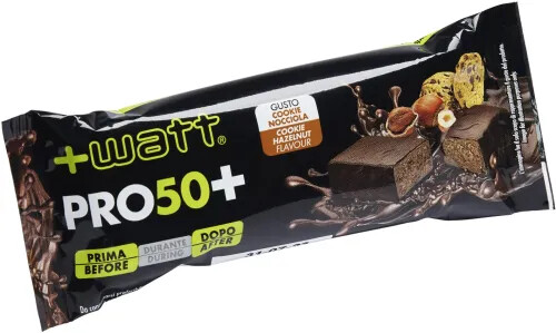 Pro50+ Cookie Nocciola - Barretta 50g - +Watt