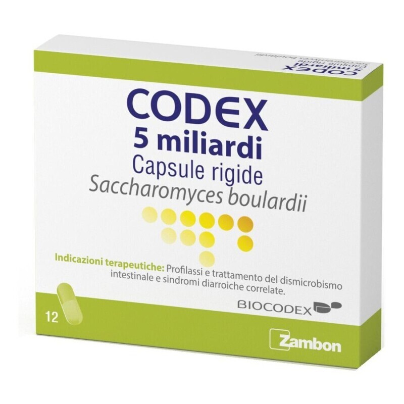 Codex 5 Miliardi - 12 Capsule Rigide 250 mg