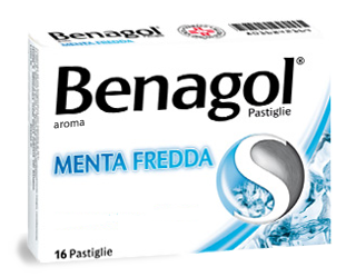 Benagol Menta Fredda - Antisettico del Cavo Orale - 16 Pastiglie