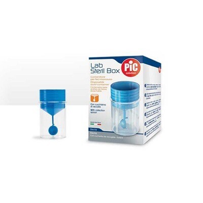 Lab Steril Box Contenitore per Feci Pic - 1 Contenitore sterile
