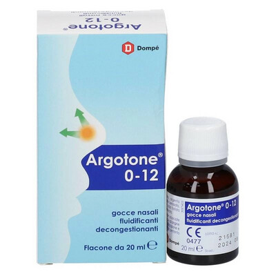 Argotone 0-12 Gocce Nasali Fluidificanti Decongestionanti 20ml