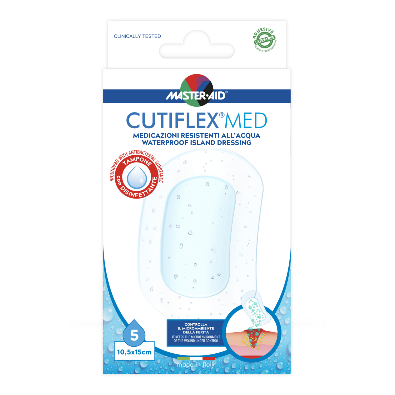 M-Aid Cutiflexmed 10,5X15 cm 5 Pz