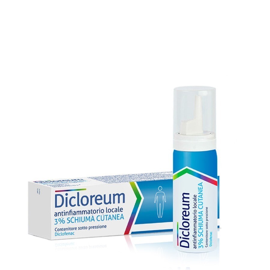 Dicloreum Antinfiammatorio Locale - 3% Schiuma cutanea - 50g