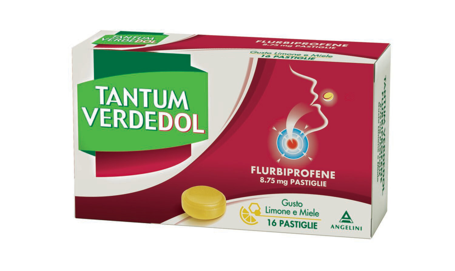 Tantum Verdedol Limone e Miele - Flurbiprofene - 16 Pastiglie