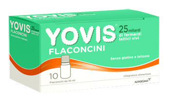 Yovis Flaconcini - 25 Miliardi Fermenti Lattici Vivi - 10 Flaconcini