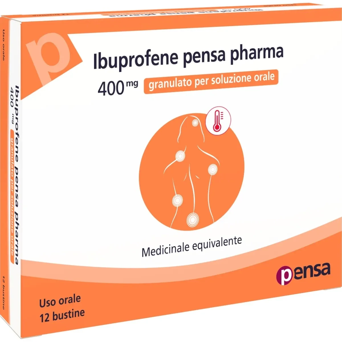 Ibuprofene Pensa 400mg - 12 Buste