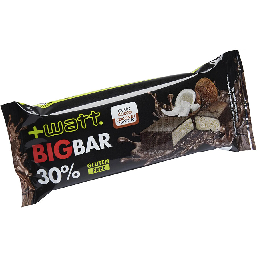 The Big Bar Cocco Barretta 80g - +Watt