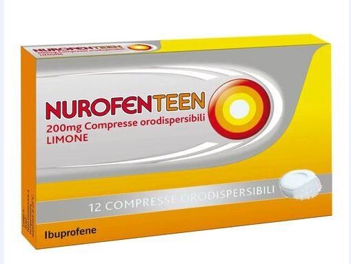 Nurofen Teen 200 mg - Gusto Limone - 12 Compresse Orosolubili