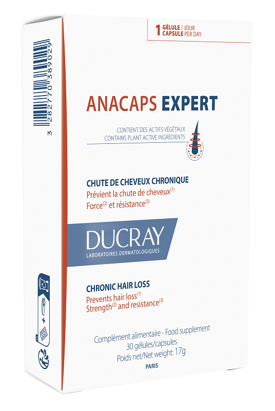 Anacaps Expert Capelli E Unghie - Situazione Persistente - Forza E Robustezza - 30 Capsule