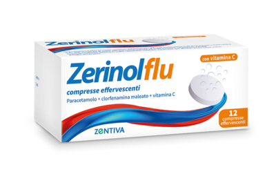 Zerinolflu - Con Vitamina C - 12 Compresse Effervescenti