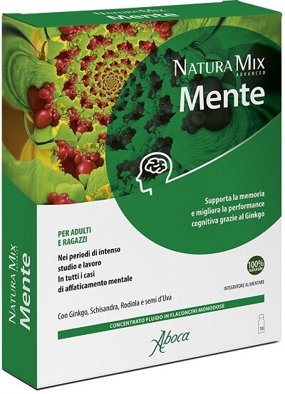 Natura Mix Advanced Mente - Per Adulti E Ragazzi - 10 Flaconcini